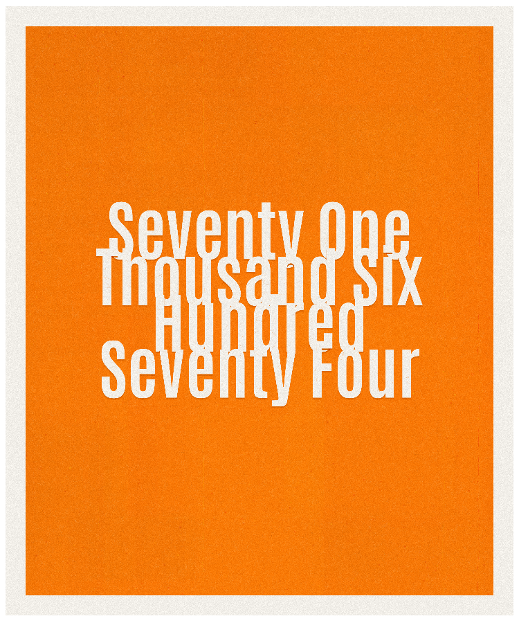 Count #71674