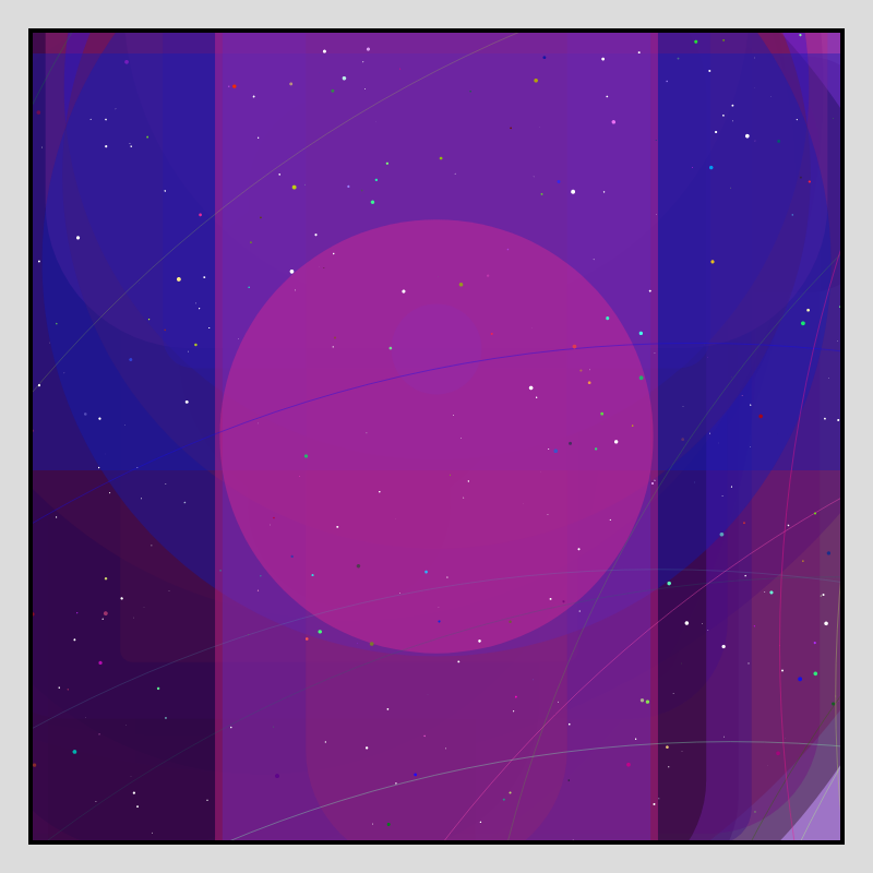 Color Field Starry B #253