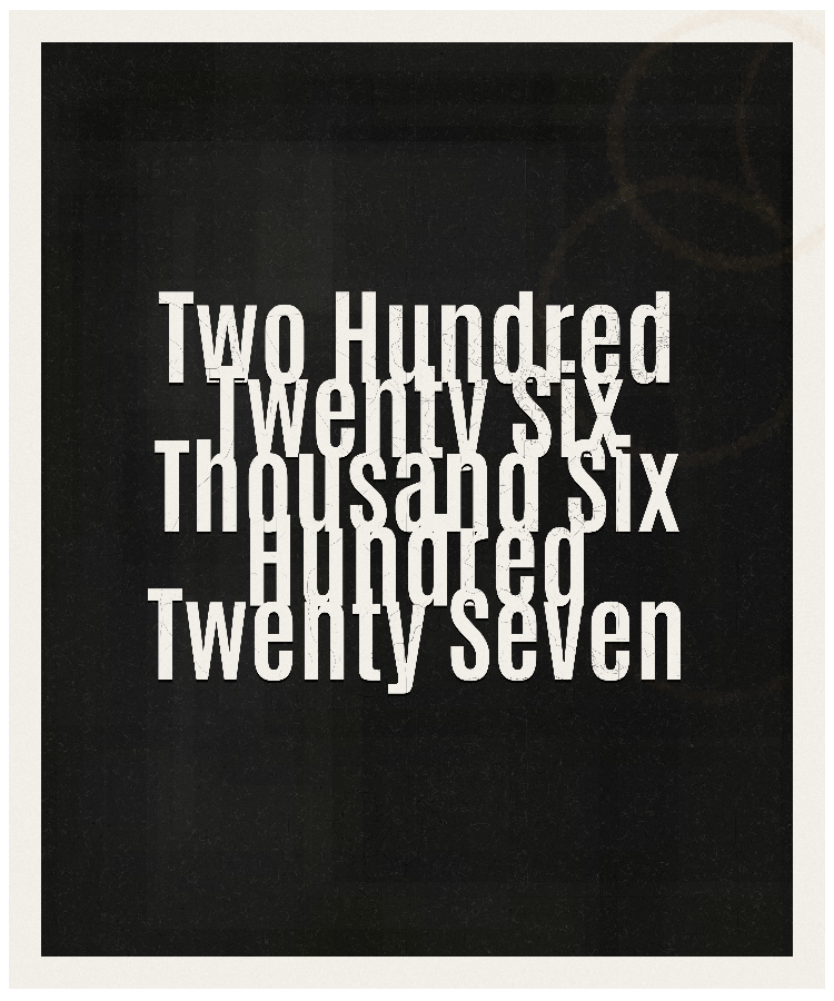 Count #226627