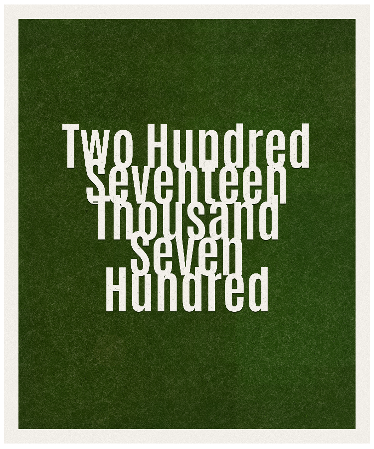Count #217700