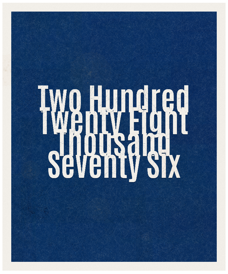 Count #228076
