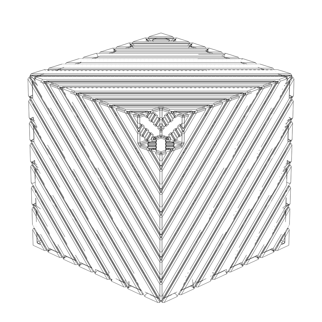LL21 Alien Art Cube #228
