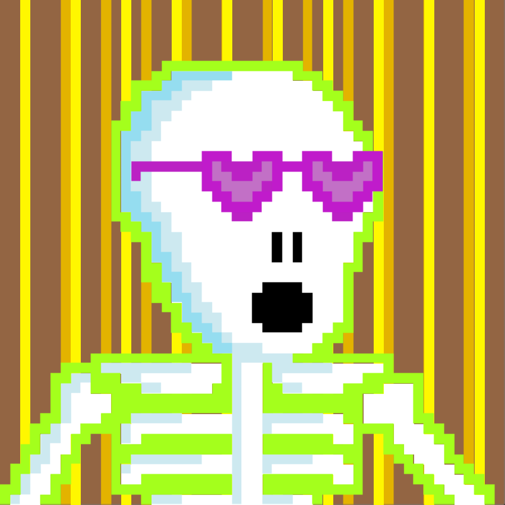 PIXEL SKULLETTI 1 #51