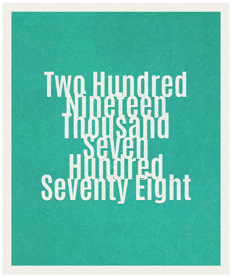 Count #219778