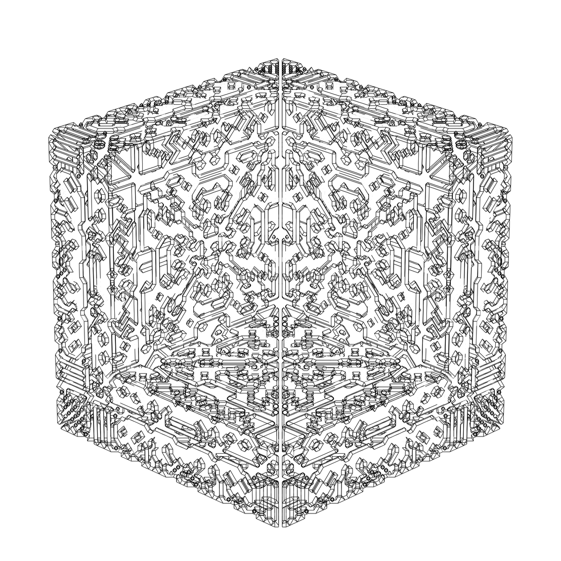 LL21 Alien Art Cube #404