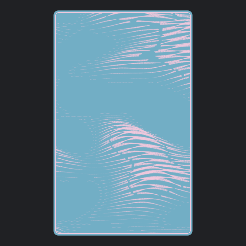 Topographic Playing Card #33