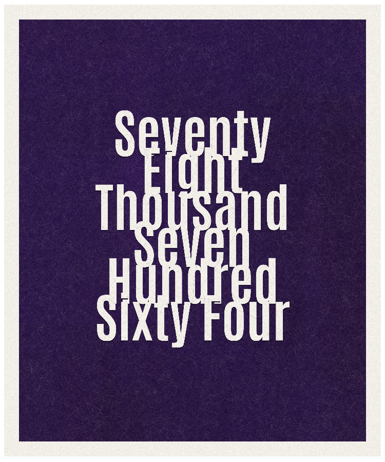 Count #78764