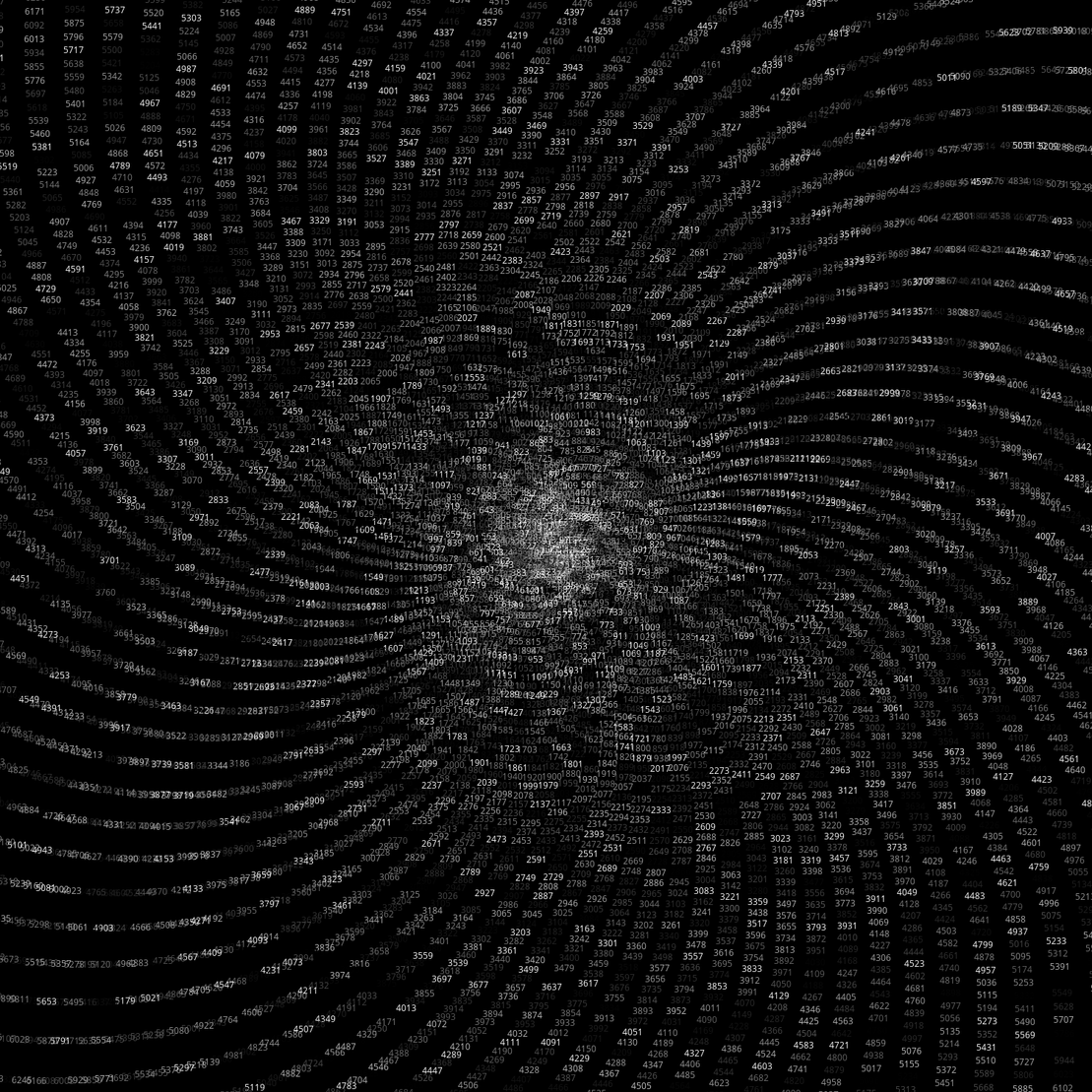 Polar Plot of Numbers #226