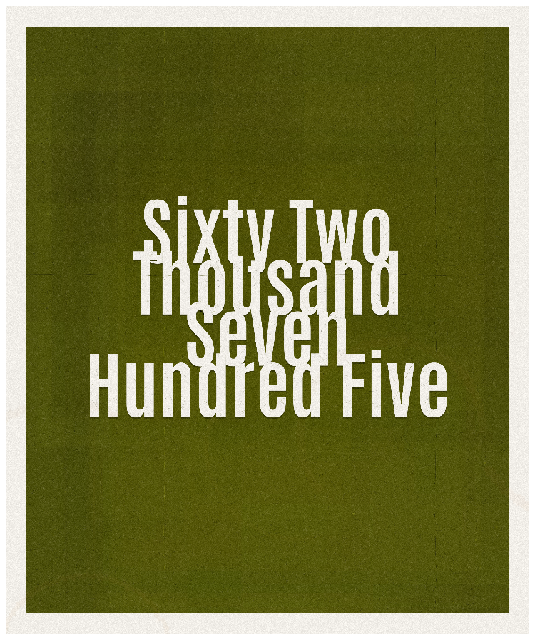 Count #62705