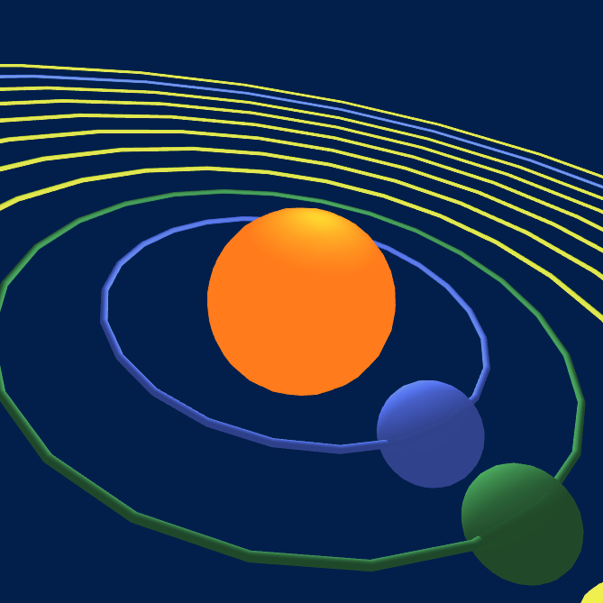 Generative solar system #4