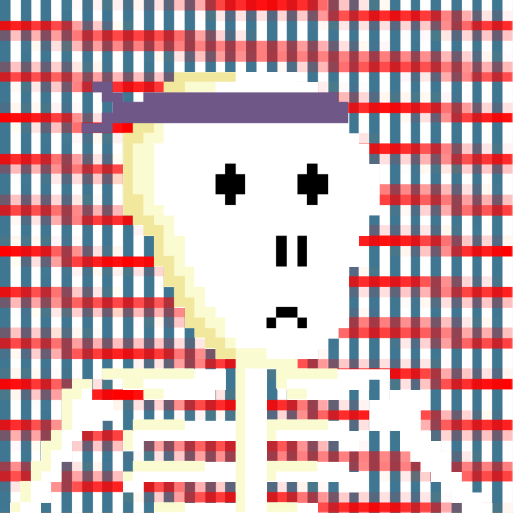 PIXEL SKULLETTI 1 #123