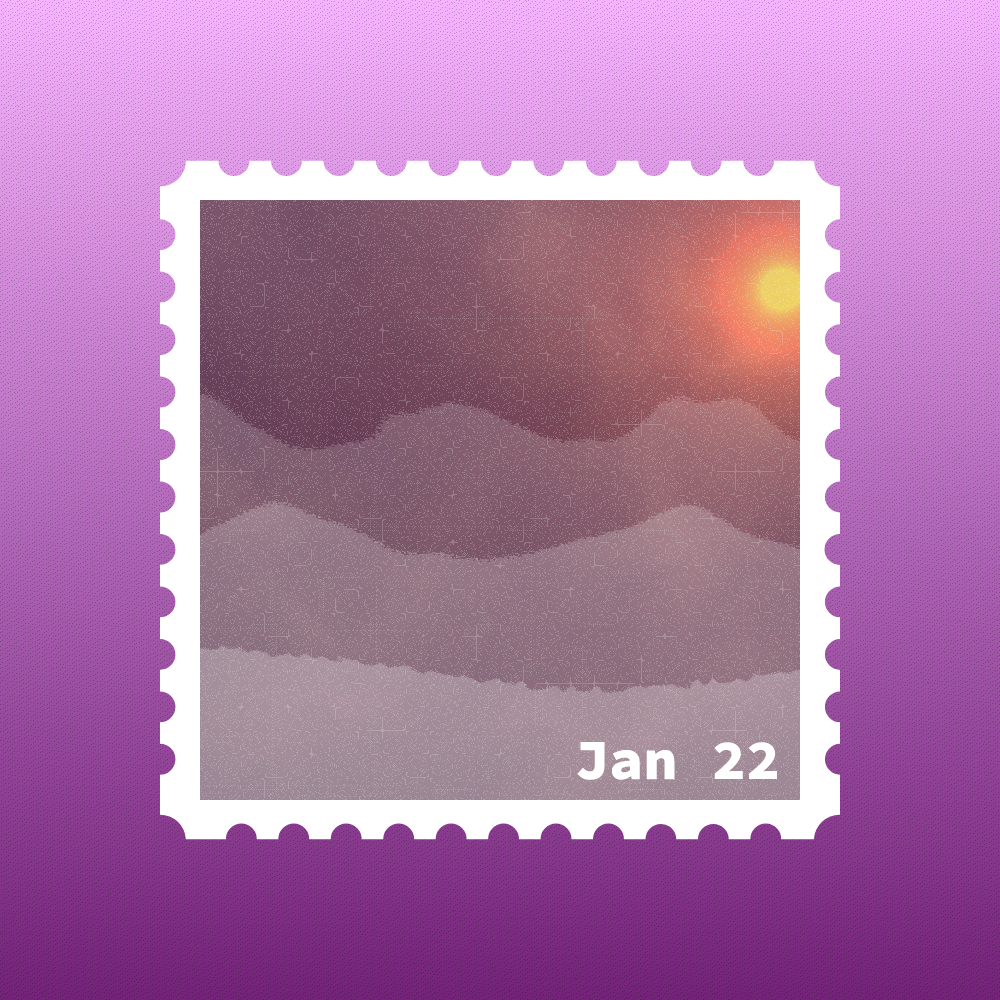 January 2022 stamp #16