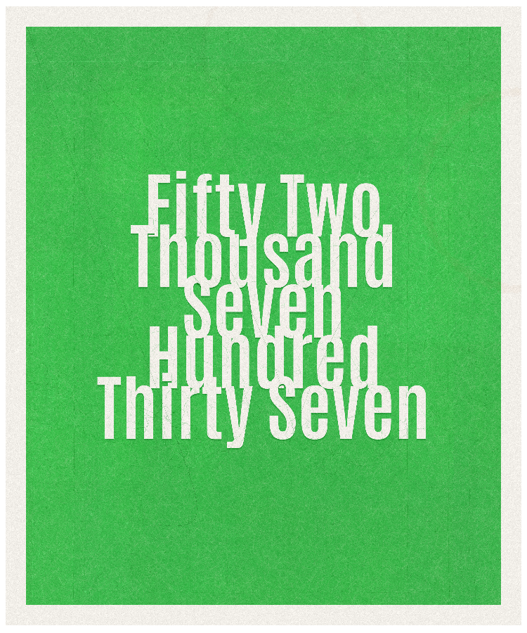 Count #52737