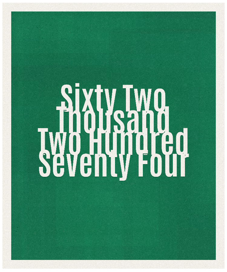 Count #62274