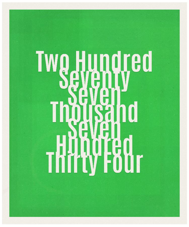 Count #277734