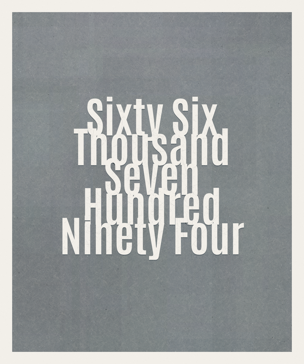 Count #66794