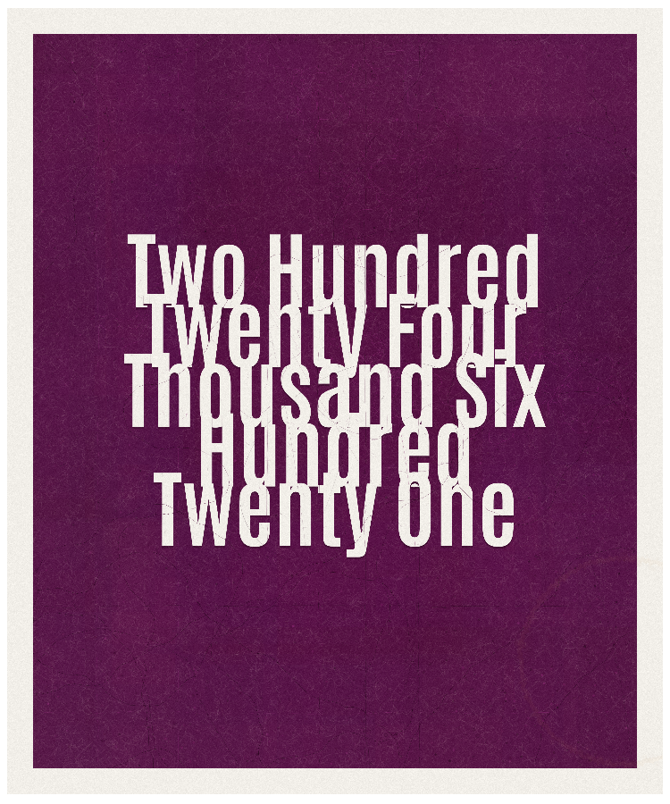 Count #224621