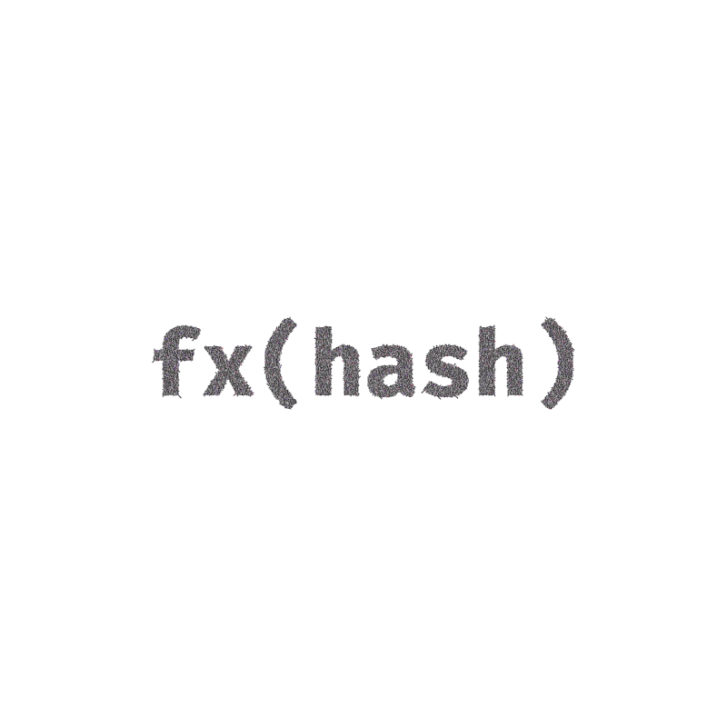 FXHASH Generative Logo #192