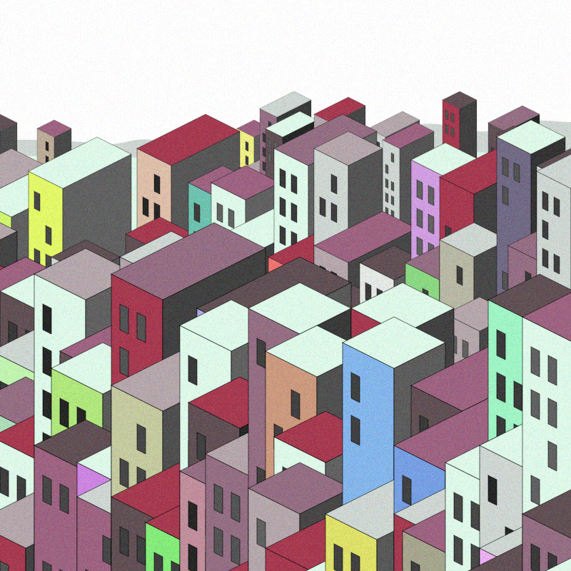 Coloured City #95