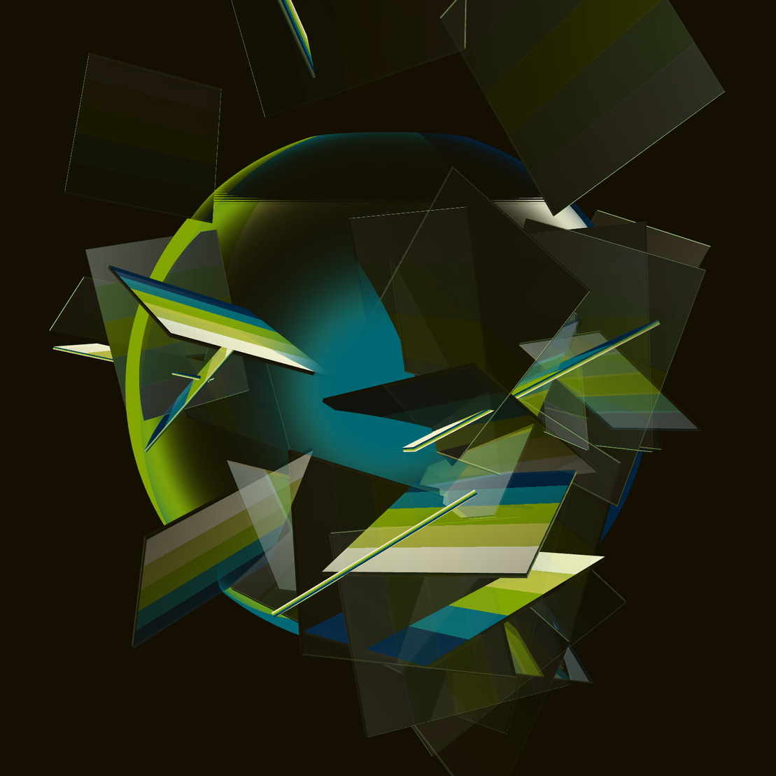 Composition with Sphere  #20