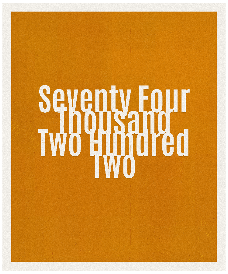 Count #74202