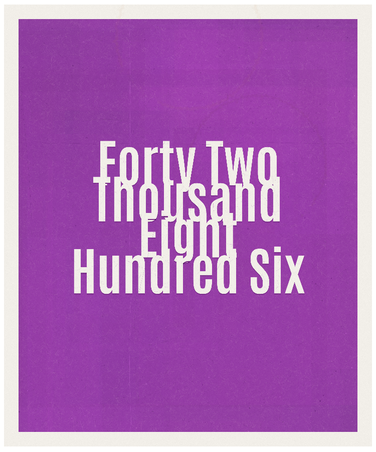Count #42806