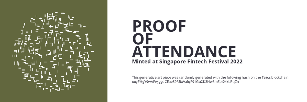 SFF2022 Proof of Attendance Token #557