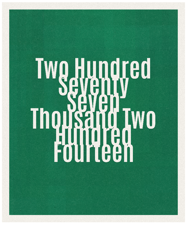 Count #277214