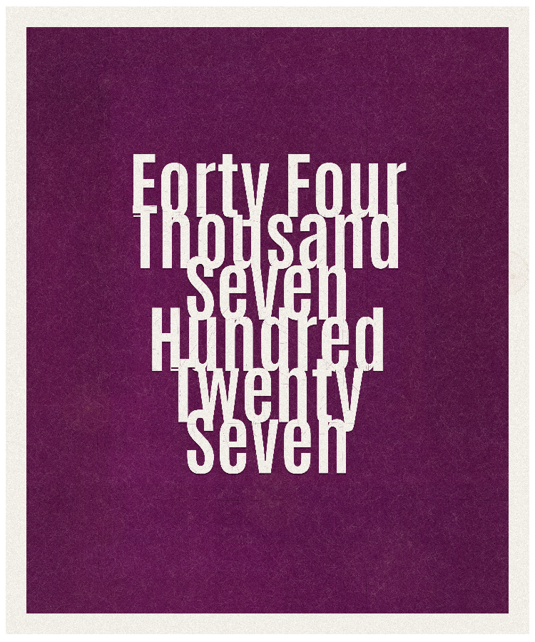Count #44727