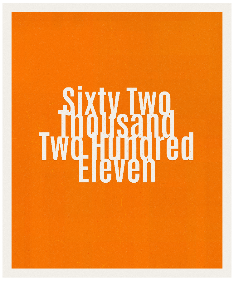 Count #62211