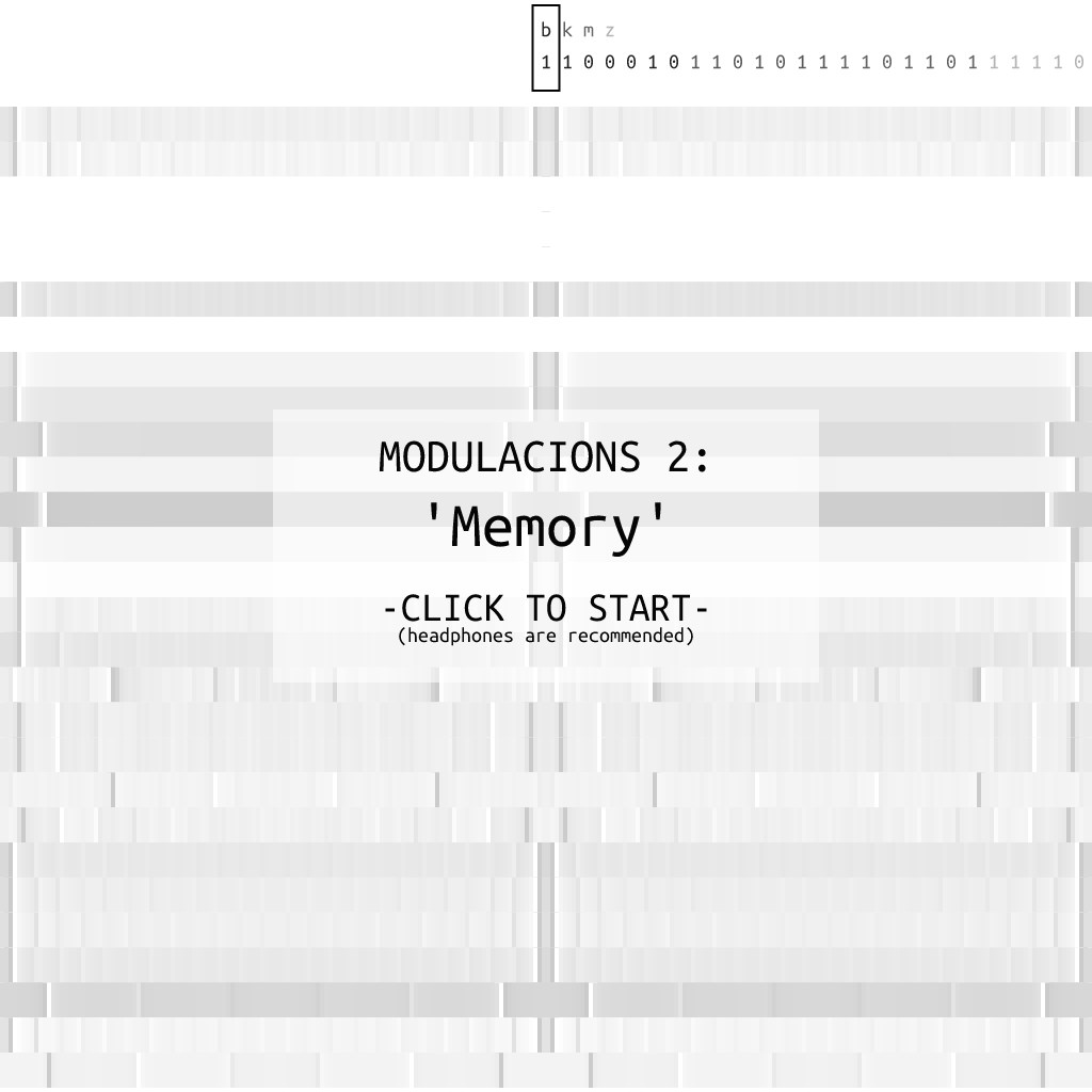 Modulacions 2: 'Memory' (audio) #83