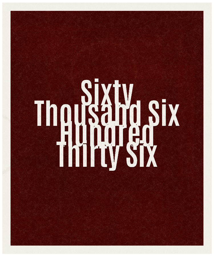 Count #60636