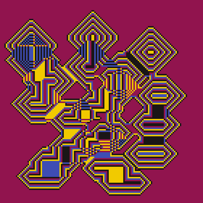 Superimposed Octagonal Pyramids #50