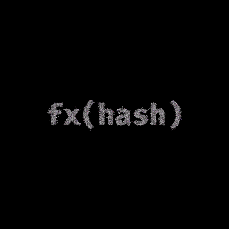 FXHASH Logo with Features #181