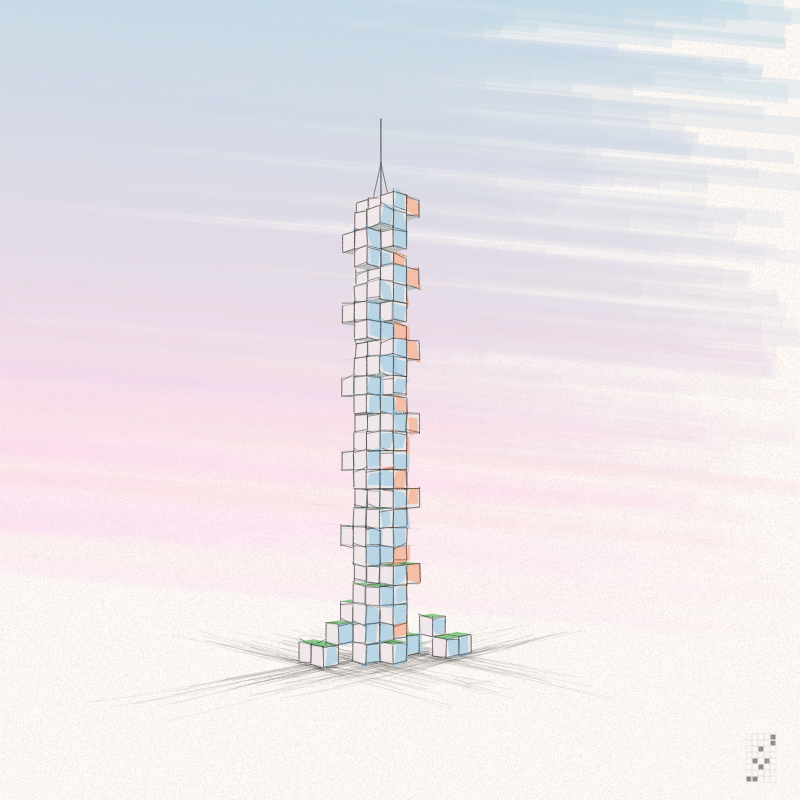 Cellular Skyscrapers #245