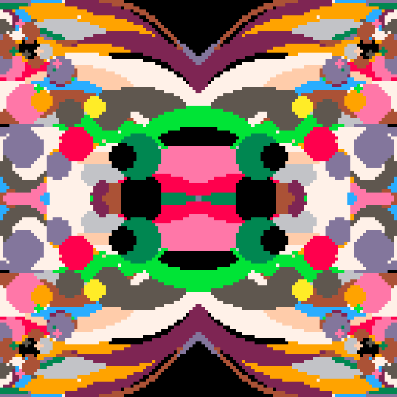 Rapid Psychedelic Inkblot Test Generator #66