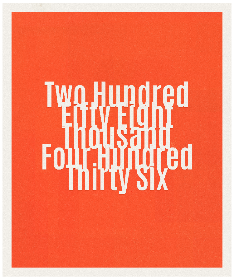 Count #258436