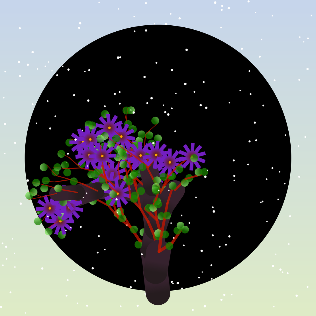 Some generative winter trees #26