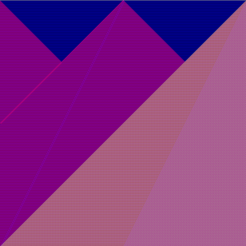 RGB Elementary Cellular Automaton #345