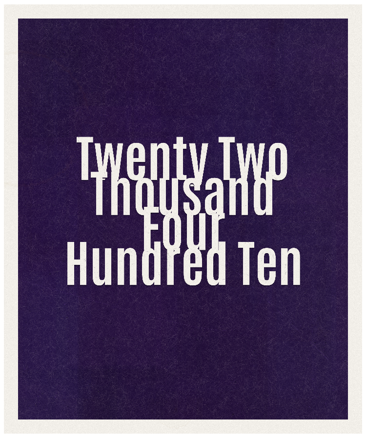 Count #22410
