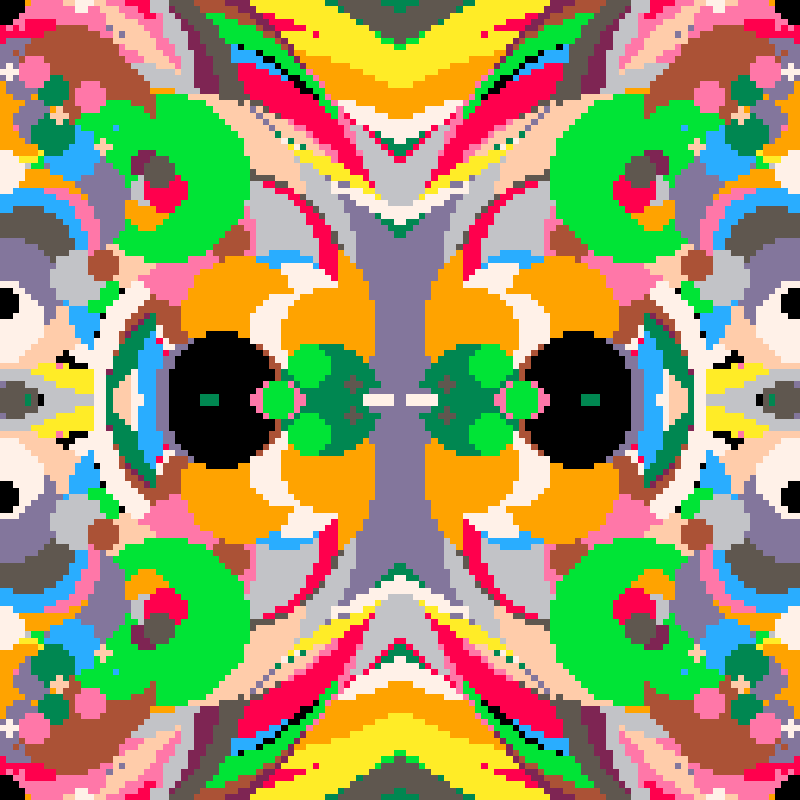 Rapid Psychedelic Inkblot Test Generator #41