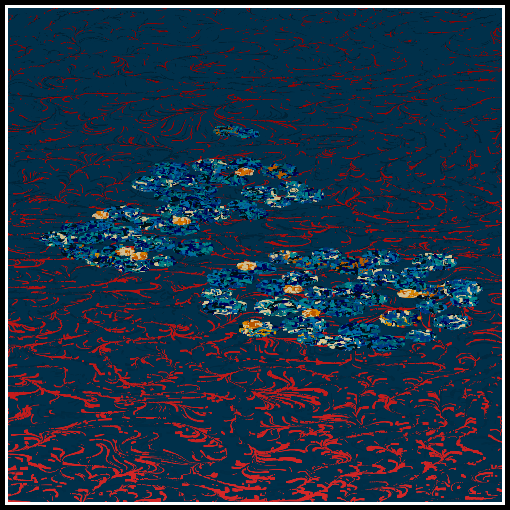 Polluted water lilies #57