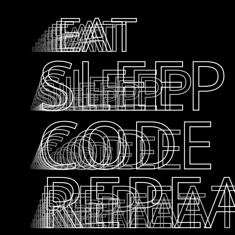 Eat Sleep Code Repeat #41