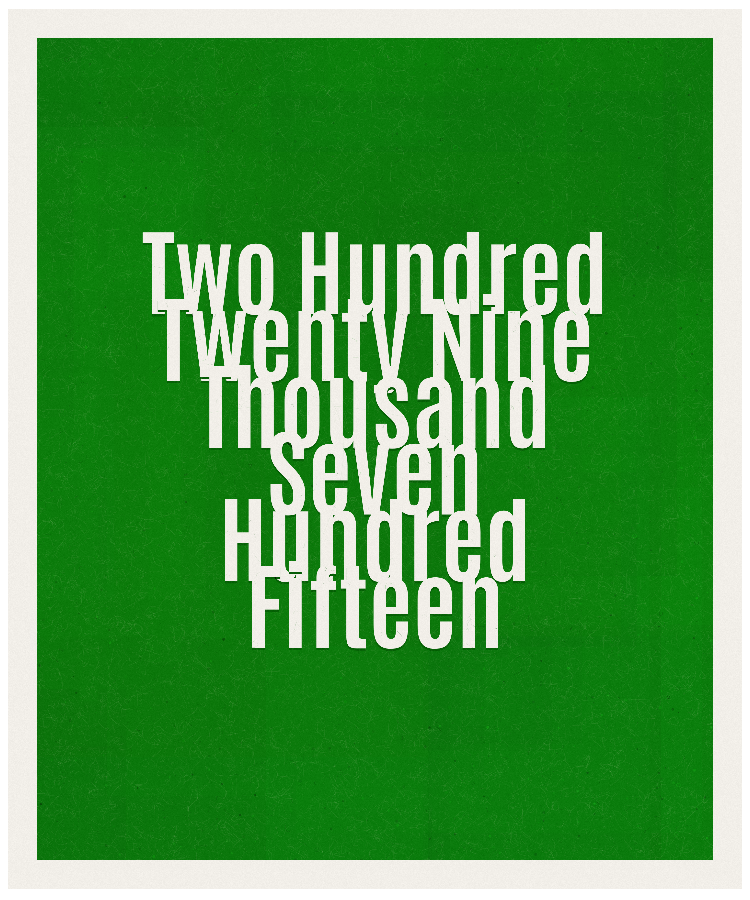 Count #229715