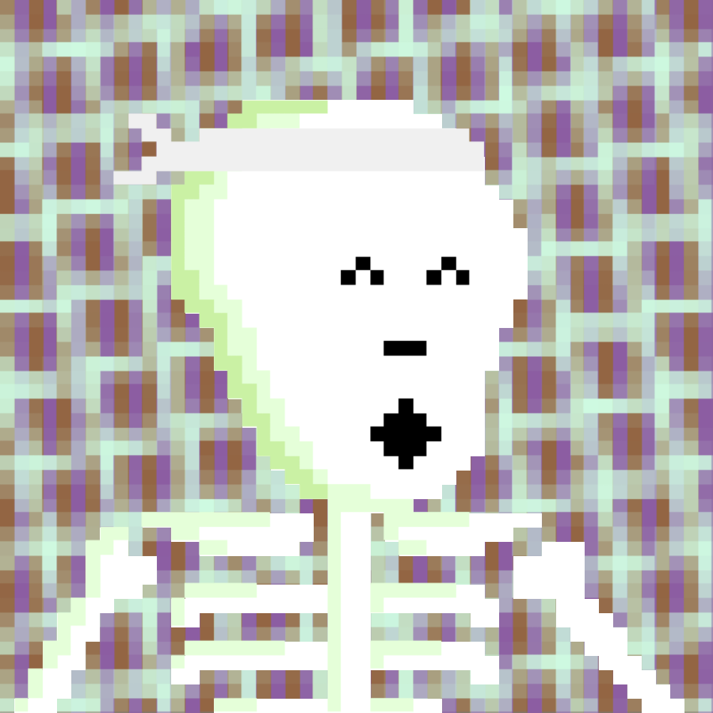 PIXEL SKULLETTI 1 #157