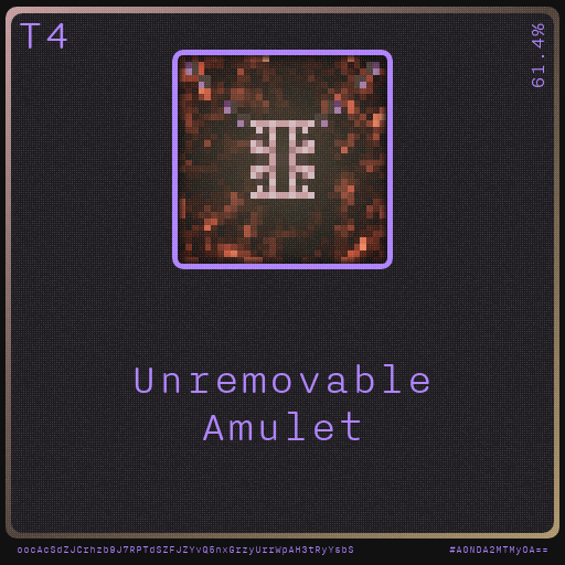 Gear for your quests - Amulet #47