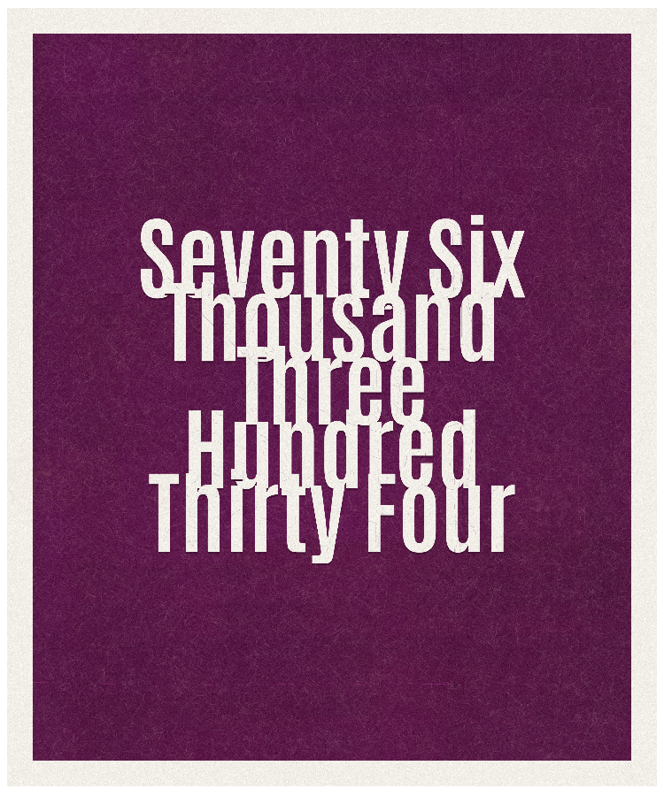 Count #76334