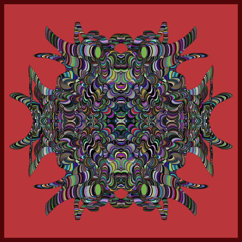 Symmetric Perlinized Ellipse #5