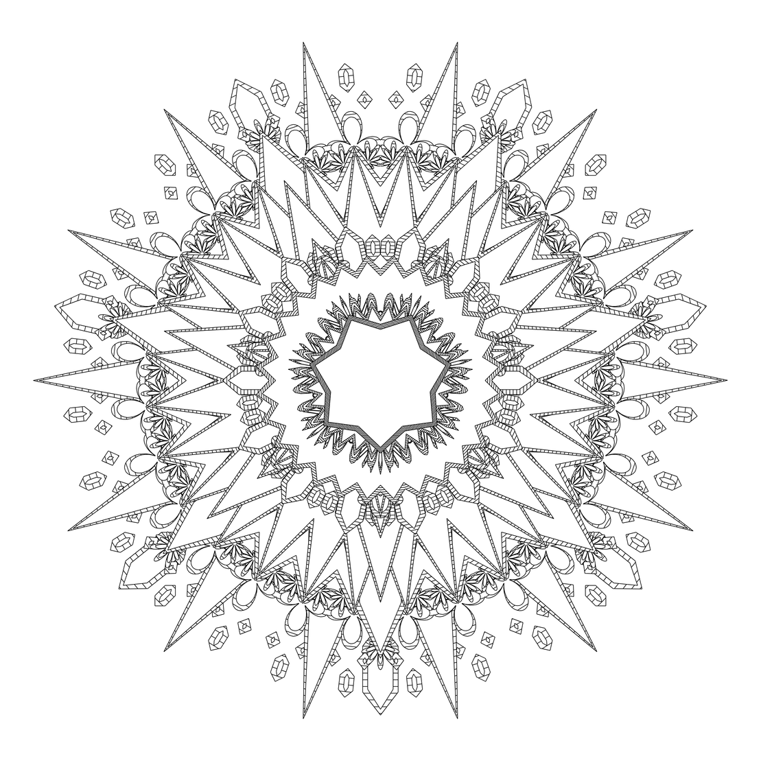 LL21 Mandala #825