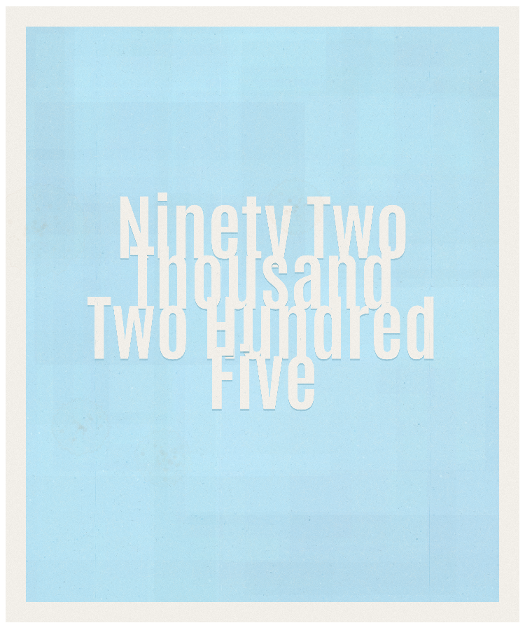 Count #92205